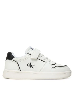 Sneakersy Calvin Klein Low Cut Lace-Up/Velcro V1X9-83278-1355 S Biały