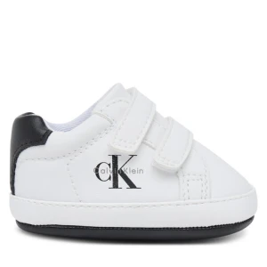 Sneakersy Calvin Klein Low Cut Velcro Sneaker V0B9-83145-1582 Biały