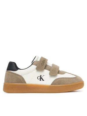 Sneakersy Calvin Klein Low Cut Velcro Sneaker V1X9-83443-0318 S Beżowy