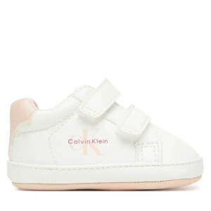 Sneakersy Calvin Klein Low Cut Velcro V0A9-83080-1582A Biały
