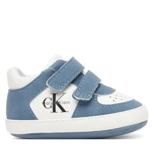 Sneakersy Calvin Klein Low Cut Velcro V0B9-83146-1755 Niebieski