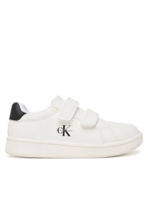 Sneakersy Calvin Klein Low Cut Velcro V1X9-83275-1355 Biały