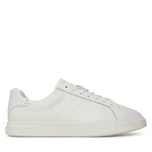Sneakersy Calvin Klein Low Pro Cups Lace Up Lth Aop HW0HW02817 Biały