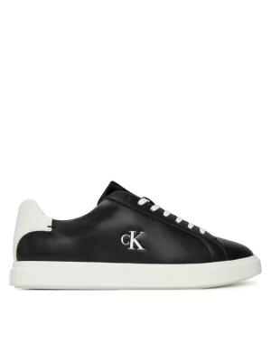 Sneakersy Calvin Klein Low Pro Cups Lth Mg HW0HW02823 Czarny