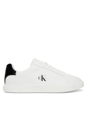 Sneakersy Calvin Klein Low Pro Cups Lth Ml HW0HW03146 Biały