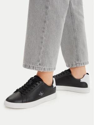 Sneakersy Calvin Klein Low Pro Cups Lth Ml HW0HW03146 Czarny