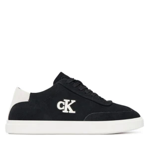 Sneakersy Calvin Klein Low Pro Cups Wt Suede Mg HW0HW03144 Czarny