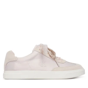 Zdjęcie produktu Sneakersy Calvin Klein Low Pro Cupsole Wt Satin Mix HW0HW03288 Brązowy