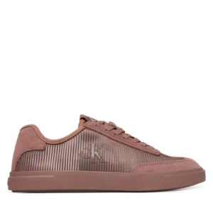 Sneakersy Calvin Klein Low Pro Cupsole Wt Striped Ny HW0HW03270 Brązowy