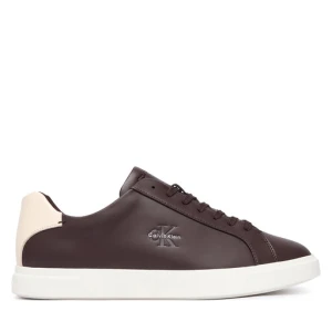 Sneakersy Calvin Klein Low Prof Cupsole Lth HM0HM02123 Bordowy