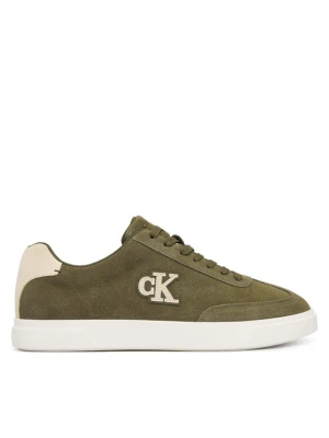 Sneakersy Calvin Klein Low Prof Cupsole Su HM0HM02125 Zielony