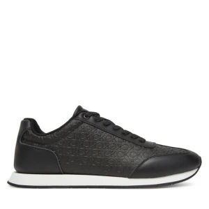 Sneakersy Calvin Klein Low Prof Runn Laceup Mono HM0HM01896 Czarny