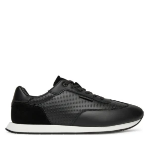 Sneakersy Calvin Klein Low Prof Runn Laceup Perf Lth HM0HM01871 Czarny