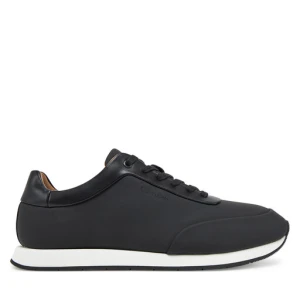 Sneakersy Calvin Klein Low Prof Runn Laceup Rubb Lth HM0HM01707 Czarny