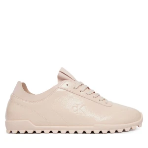 Sneakersy Calvin Klein Low Profile Run Mg Pol Mix Mat HW0HW03284 Beżowy