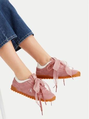 Sneakersy Calvin Klein Low Profile Run MG Sue HW0HW03150 Różowy