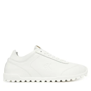 Sneakersy Calvin Klein Low Profile Runner Lth Mg YW0YW02049 Biały
