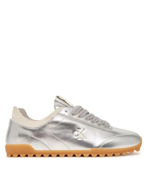 Sneakersy Calvin Klein Low Profile Sneaker Met HW0HW03305 Srebrny