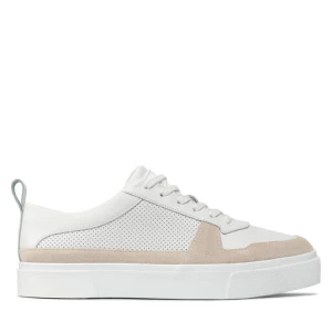 Sneakersy Calvin Klein Low Top Lace Up Lth HM0HM00495 Biały
