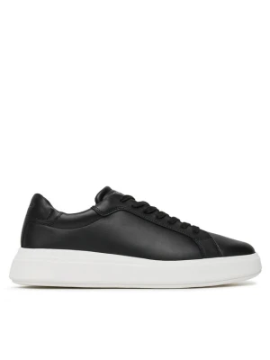 Sneakersy Calvin Klein Low Top Lace Up Lth HM0HM01016 Czarny