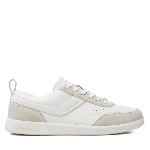 Sneakersy Calvin Klein Low Top Lace Up Lth Mix HM0HM00851 Biały