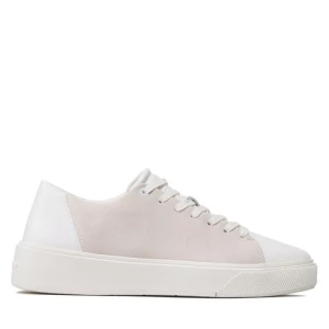 Sneakersy Calvin Klein Low Top Lace Up Lth Mix HM0HM01005 Szary