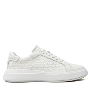 Sneakersy Calvin Klein Low Top Lace Up Lth Mono HM0HM01498 Biały