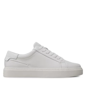 Sneakersy Calvin Klein Low Top Lace Up Lth Sm HM0HM01018 Biały