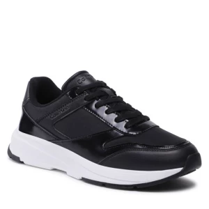 Sneakersy Calvin Klein Low Top Lace Up Mix HM0HM00901 Czarny