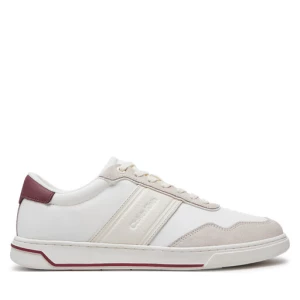 Sneakersy Calvin Klein Low Top Lace Up Mix HM0HM01548 Biały