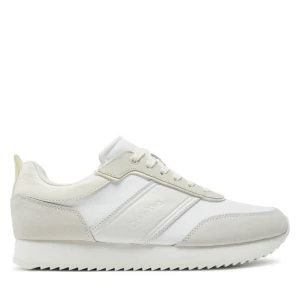 Sneakersy Calvin Klein Low Top Lace Up Mix HM0HM01554 Biały