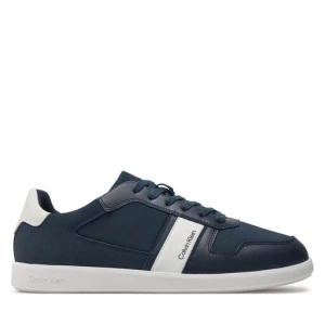 Sneakersy Calvin Klein Low Top Lace Up Mix Uk HM0HM00491 Granatowy