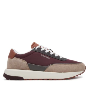 Sneakersy Calvin Klein Low Top Lace Up Repreve Mix HM0HM01714 Brązowy