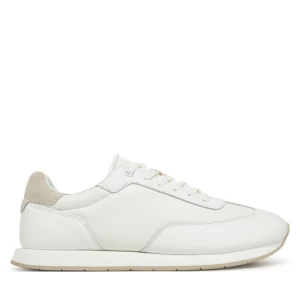 Sneakersy Calvin Klein Low Top Lace Up Tmbl Lth HM0HM01804 Biały