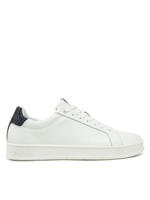 Sneakersy Calvin Klein Low Top Lace Up Woven HM0HM01767 Biały