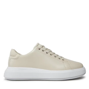 Sneakersy Calvin Klein Raised Cup Lace Up Nano Mono Bt HW0HW01878 Beżowy