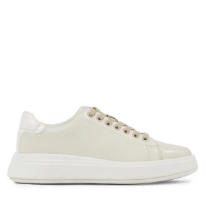 Sneakersy Calvin Klein Raised Cupsole Lace Up HW0HW01668 Beżowy