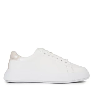Sneakersy Calvin Klein Raised Cupsole Lace Up HW0HW01668 White/Crystal Gray 0K7
