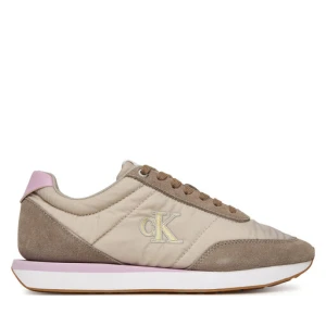 Sneakersy Calvin Klein Retro Runner Lace Up Nylon Mg YW0YW01990 Khaki