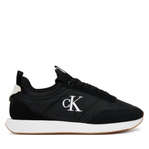 Sneakersy Calvin Klein Retro Runner Lace Up Sock YW0YW02060 Czarny