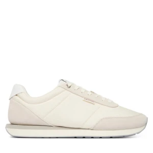 Sneakersy Calvin Klein Retro Runner Ripstop Aop Ny HM0HM02140 Écru