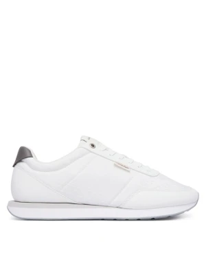Sneakersy Calvin Klein Retro Runner T Lth Aop Ny HM0HM02213 Biały
