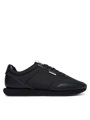 Sneakersy Calvin Klein Retro Runner T Lth Aop Ny HM0HM02213 Czarny