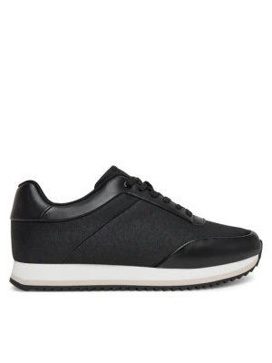 Sneakersy Calvin Klein Runner Lace Up - Jacq HW0HW02413 Czarny