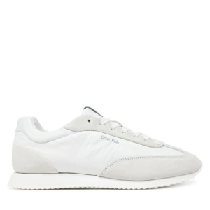 Sneakersy Calvin Klein Runner Lace Up - Nylon Mix HW0HW02395 Biały