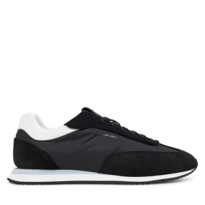 Sneakersy Calvin Klein Runner Lace Up - Nylon Mix HW0HW02395 Czarny