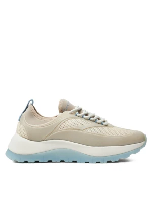 Sneakersy Calvin Klein Runner Lace Up Pearl Mix M HW0HW02079 Beżowy