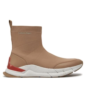 Sneakersy Calvin Klein Sockboot Runner HM0HM01241 Beżowy