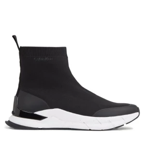 Sneakersy Calvin Klein Sockboot Runner HM0HM01241 Black/Bright White BEH