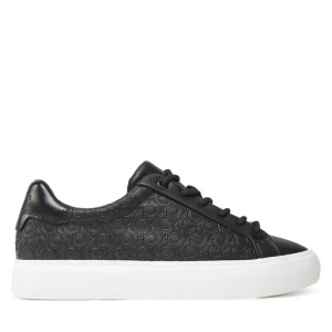 Sneakersy Calvin Klein Vulc Lace Up Mono Pu HW0HW02573 Czarny